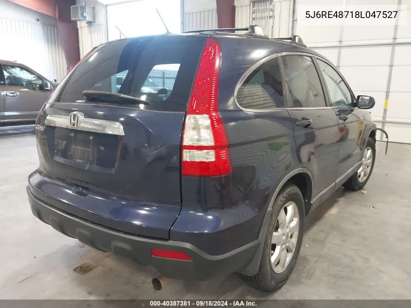 5J6RE48718L047527 2008 Honda Cr-V Ex-L