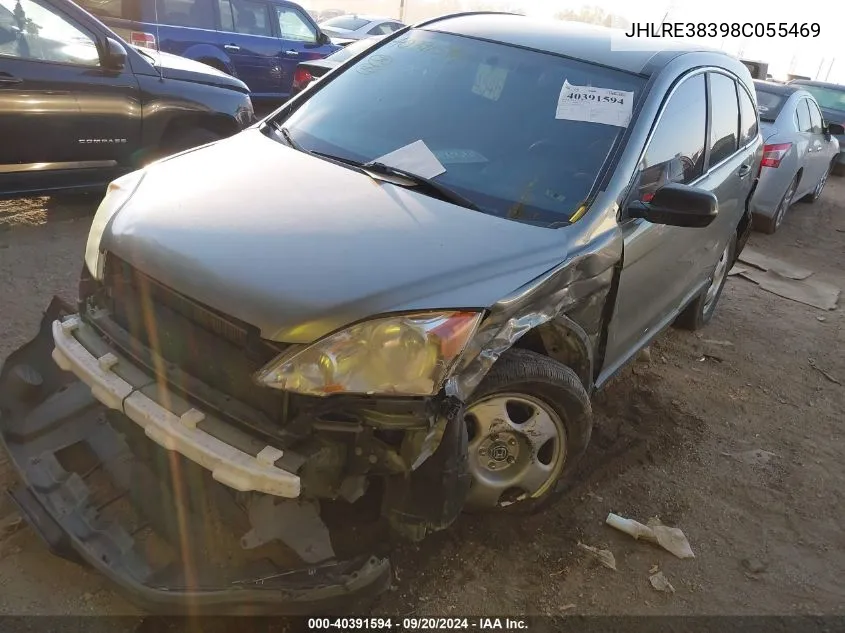 JHLRE38398C055469 2008 Honda Cr-V Lx