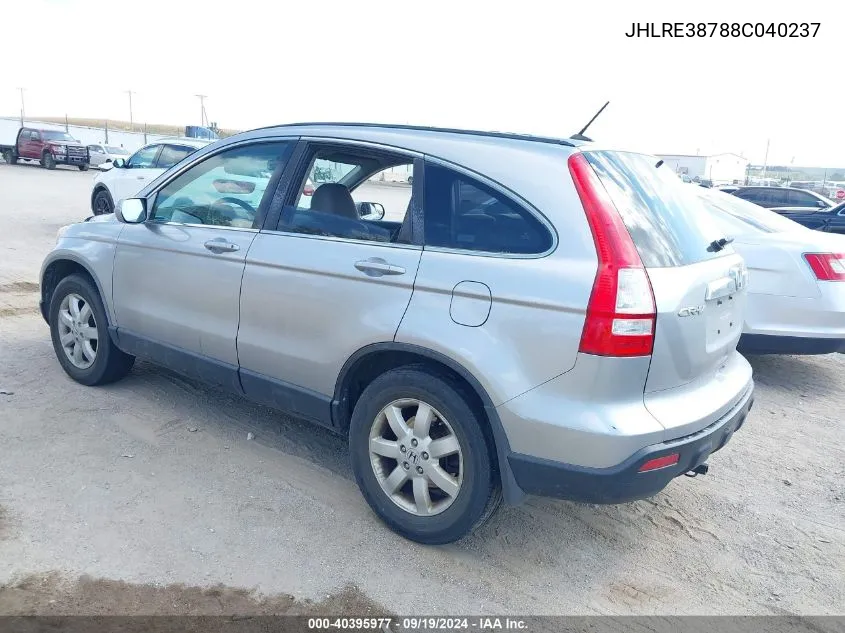 JHLRE38788C040237 2008 Honda Cr-V Ex-L