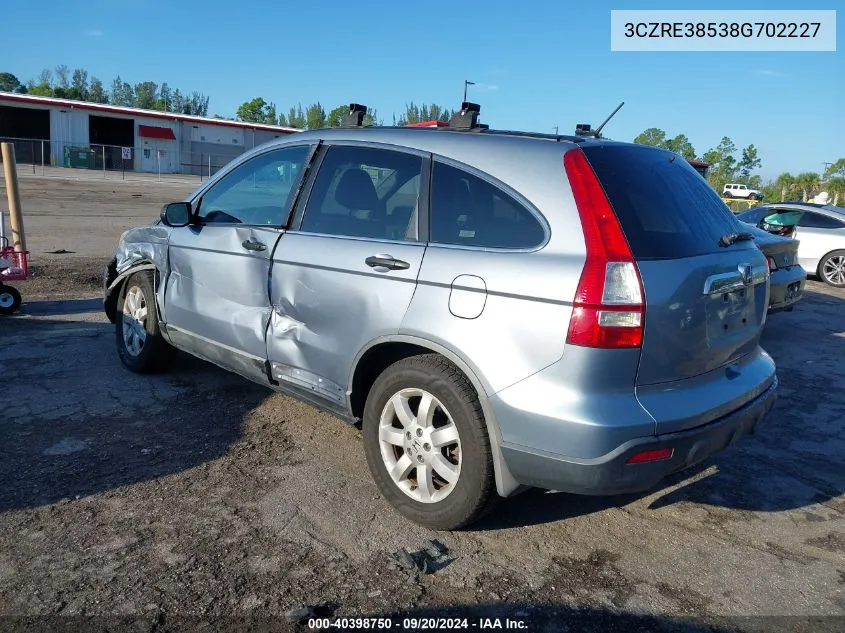 3CZRE38538G702227 2008 Honda Cr-V Ex