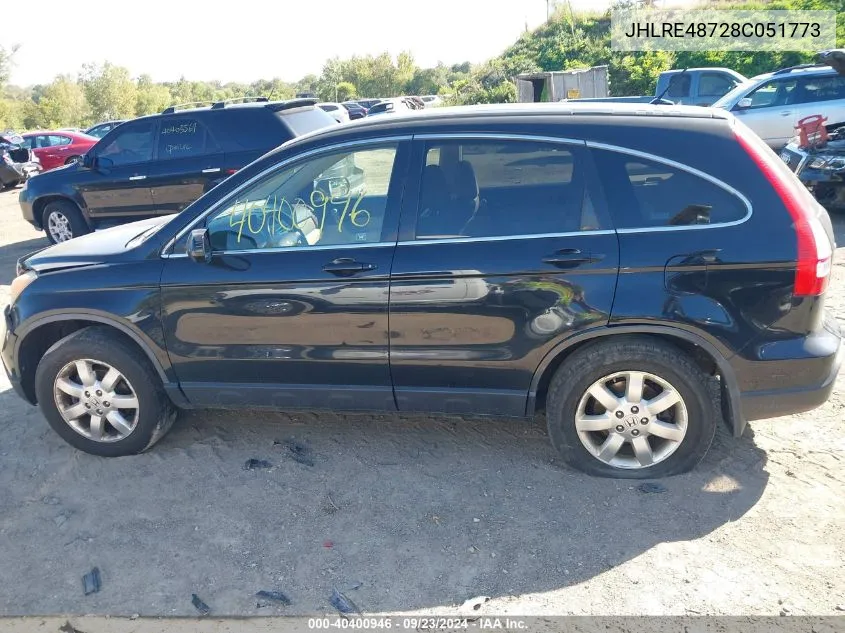 JHLRE48728C051773 2008 Honda Cr-V Ex-L