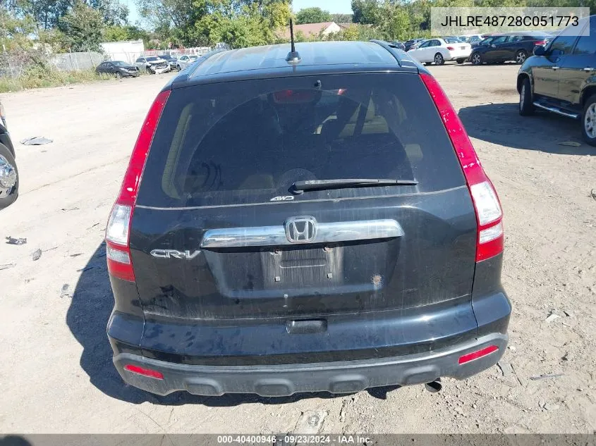 JHLRE48728C051773 2008 Honda Cr-V Ex-L