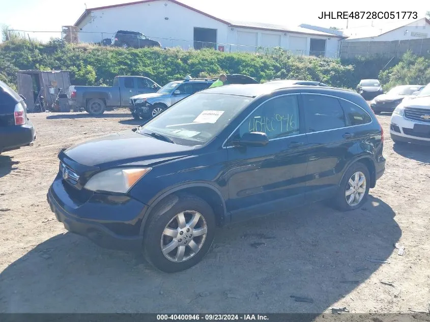 JHLRE48728C051773 2008 Honda Cr-V Ex-L