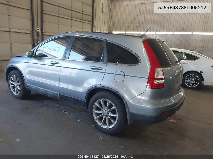 5J6RE48788L005212 2008 Honda Cr-V Ex-L