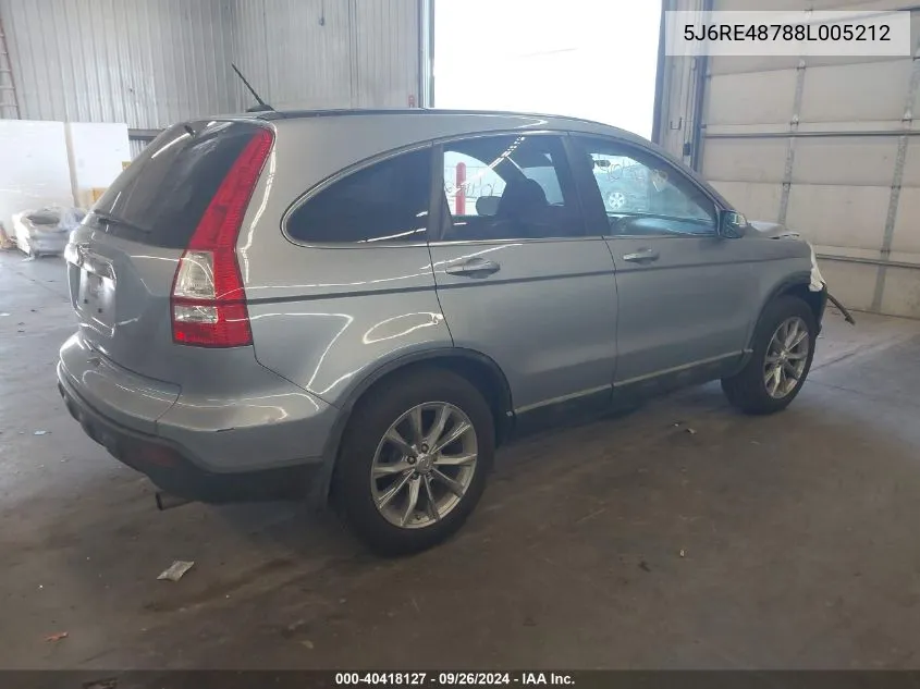 5J6RE48788L005212 2008 Honda Cr-V Ex-L