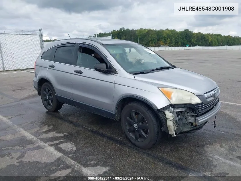 JHLRE48548C001908 2008 Honda Cr-V Ex