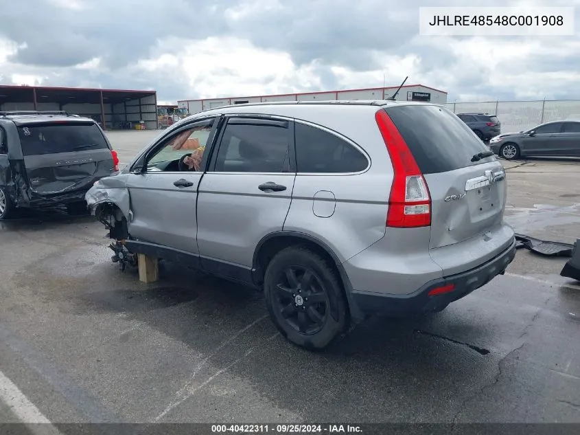 JHLRE48548C001908 2008 Honda Cr-V Ex