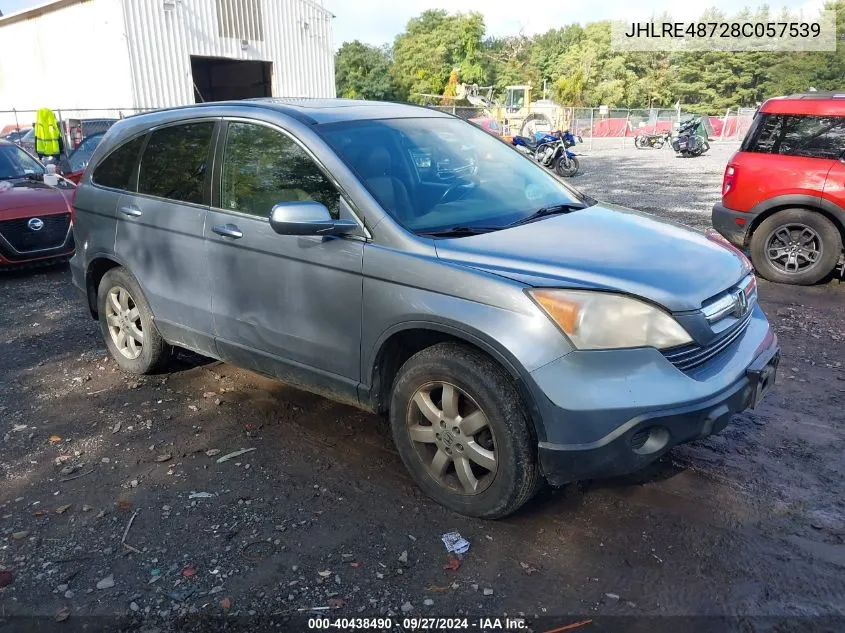 JHLRE48728C057539 2008 Honda Cr-V Ex-L