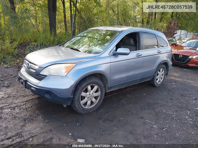 JHLRE48728C057539 2008 Honda Cr-V Ex-L