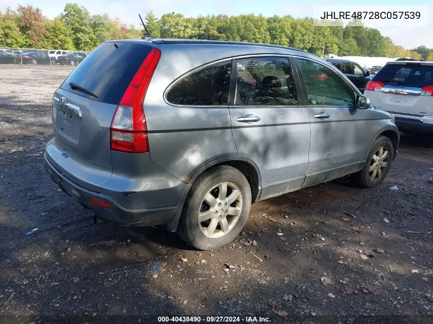 JHLRE48728C057539 2008 Honda Cr-V Ex-L