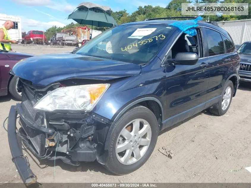 JHLRE48578C068163 2008 Honda Cr-V Ex