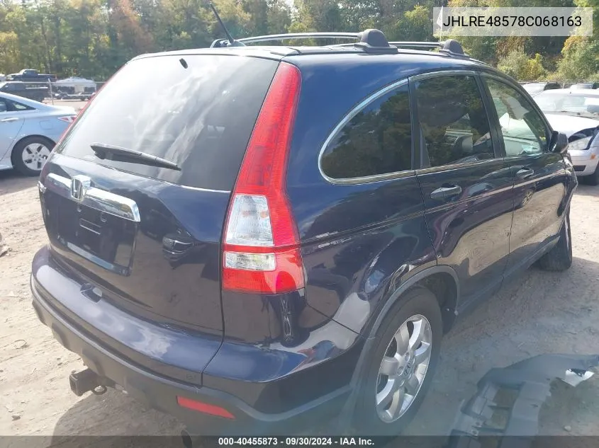 JHLRE48578C068163 2008 Honda Cr-V Ex