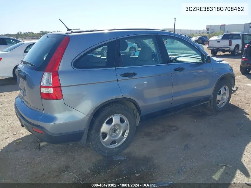 3CZRE38318G708462 2008 Honda Cr-V Lx