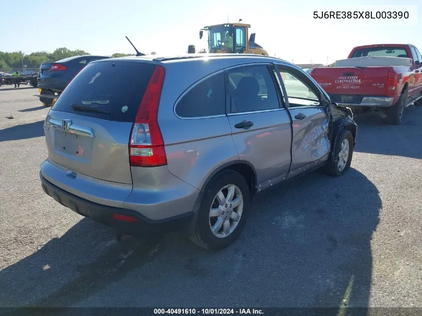 5J6RE385X8L003390 2008 Honda Cr-V Ex