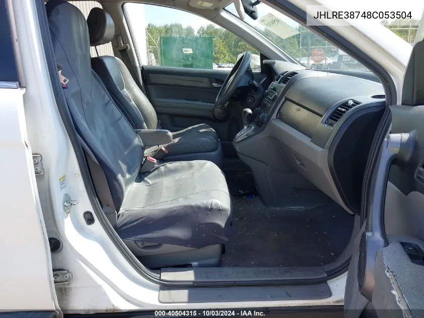 JHLRE38748C053504 2008 Honda Cr-V Ex-L