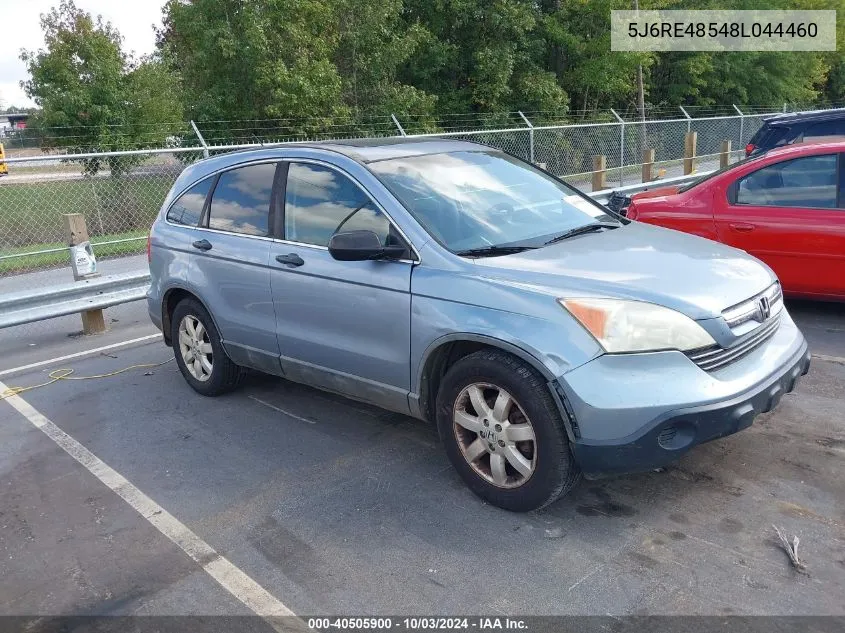 2008 Honda Cr-V Ex VIN: 5J6RE48548L044460 Lot: 40505900