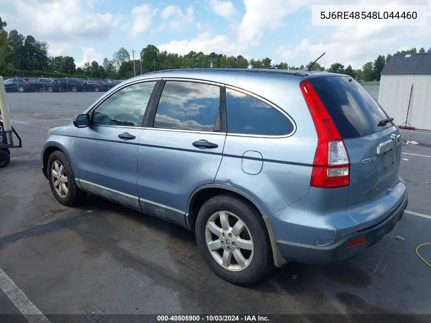 5J6RE48548L044460 2008 Honda Cr-V Ex