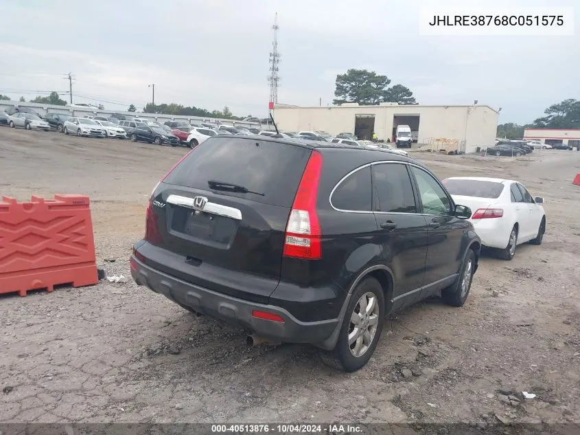 JHLRE38768C051575 2008 Honda Cr-V Ex-L