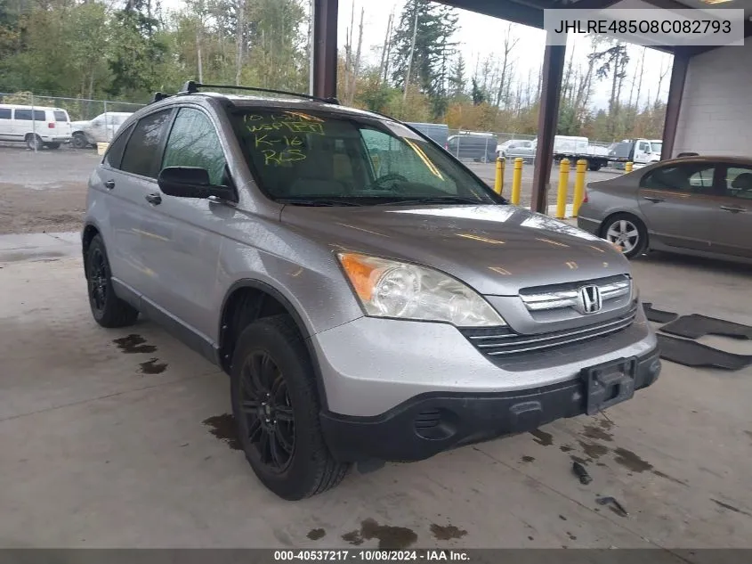 2008 Honda Cr-V Ex VIN: JHLRE485O8C082793 Lot: 40537217