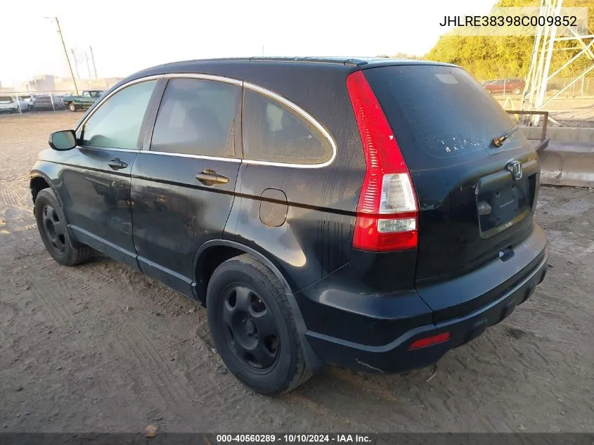 JHLRE38398C009852 2008 Honda Cr-V Lx