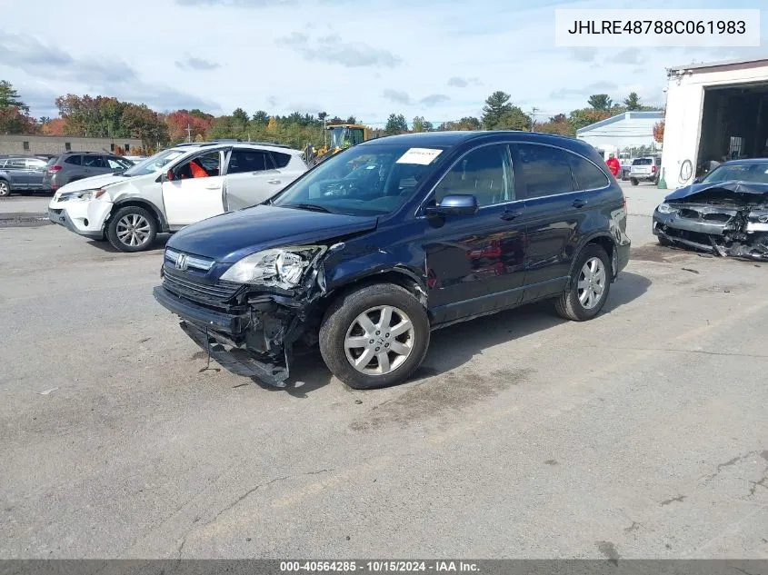 JHLRE48788C061983 2008 Honda Cr-V Ex-L