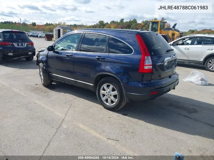 JHLRE48788C061983 2008 Honda Cr-V Ex-L