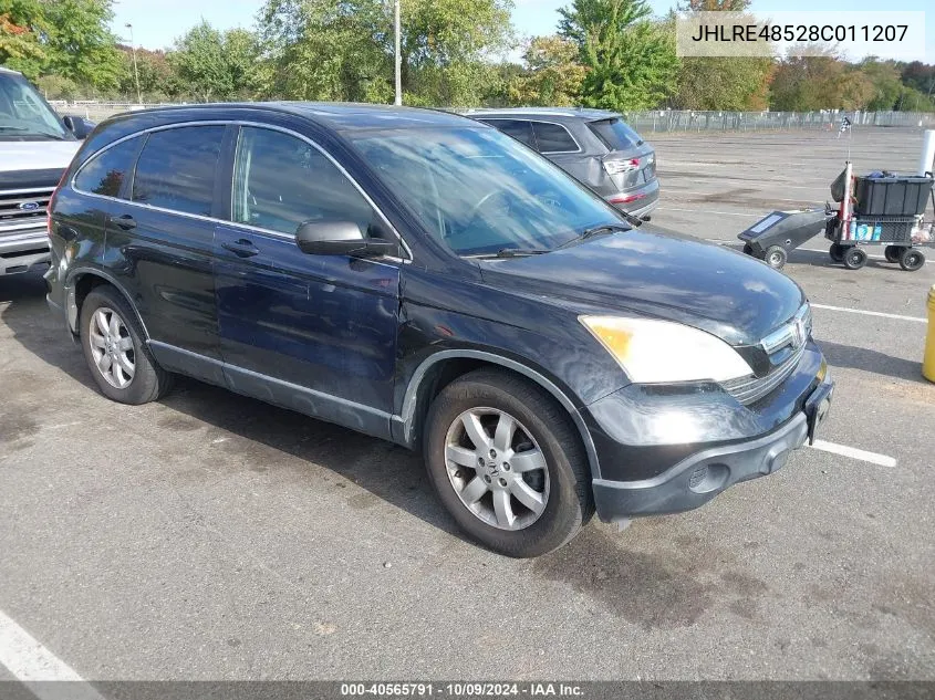 2008 Honda Cr-V Ex VIN: JHLRE48528C011207 Lot: 40565791