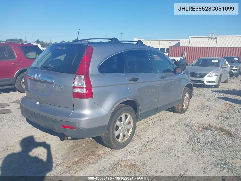 JHLRE38528C051099 2008 Honda Cr-V Ex