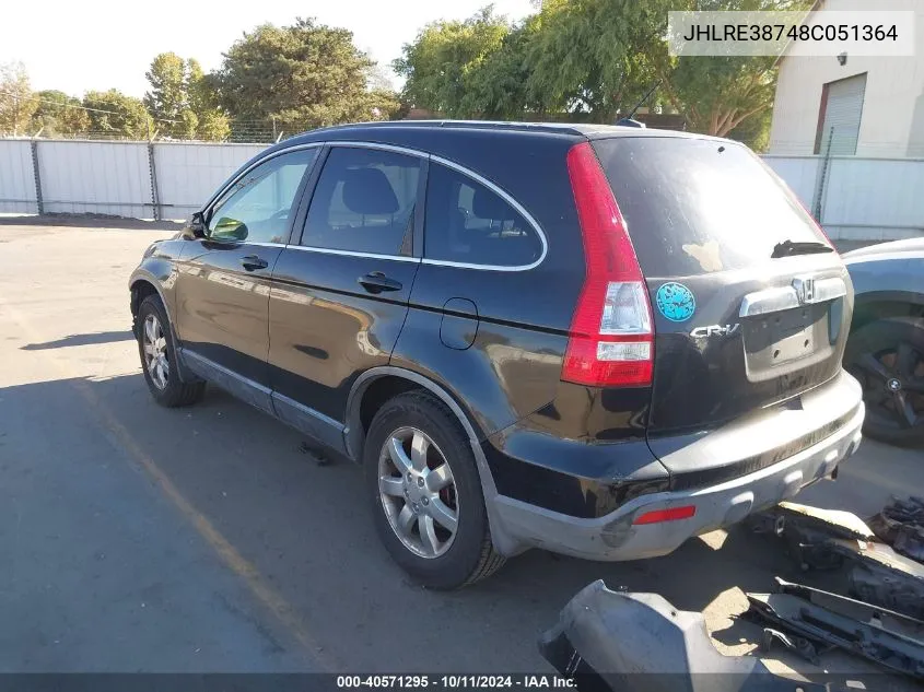 JHLRE38748C051364 2008 Honda Cr-V Ex-L