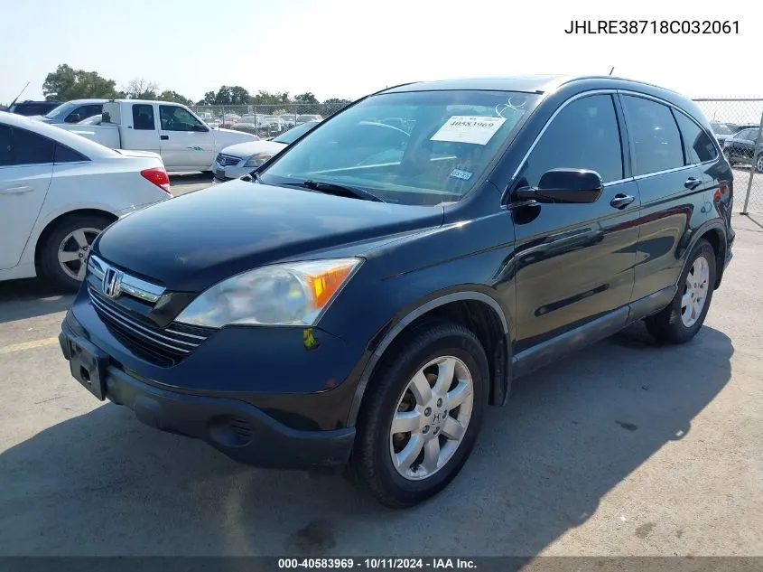 JHLRE38718C032061 2008 Honda Cr-V Ex-L