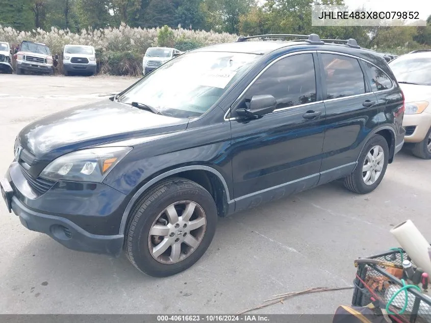 JHLRE483X8C079852 2008 Honda Cr-V Lx