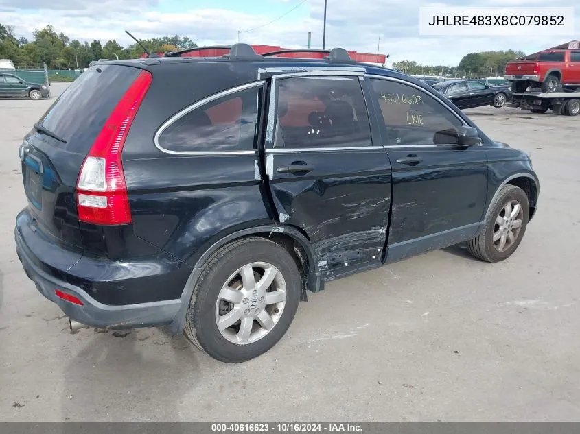 JHLRE483X8C079852 2008 Honda Cr-V Lx