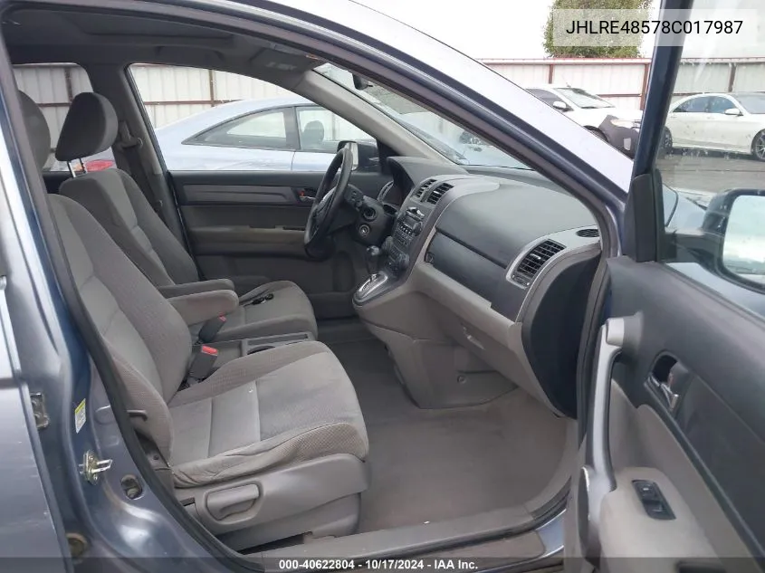 JHLRE48578C017987 2008 Honda Cr-V Ex