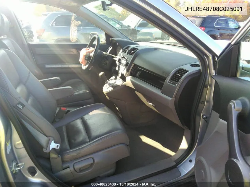 JHLRE48708C025091 2008 Honda Cr-V Ex-L