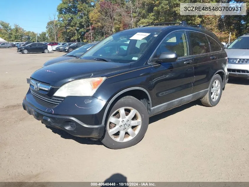 3CZRE48548G700931 2008 Honda Cr-V Ex