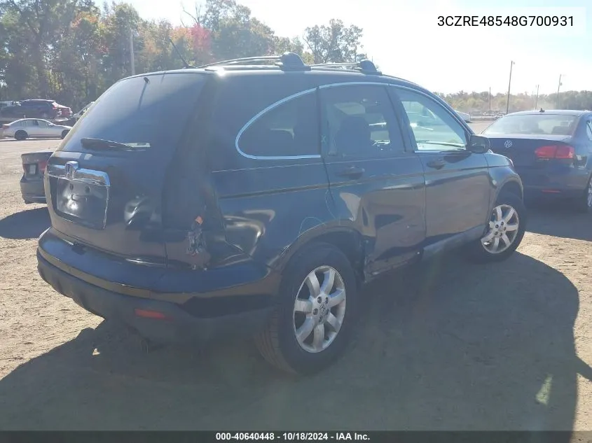 3CZRE48548G700931 2008 Honda Cr-V Ex