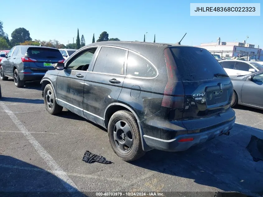 JHLRE48368C022323 2008 Honda Cr-V Lx