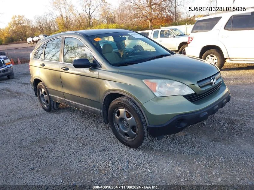 2008 Honda Cr-V Lx VIN: 5J6RE48328L015036 Lot: 40816204