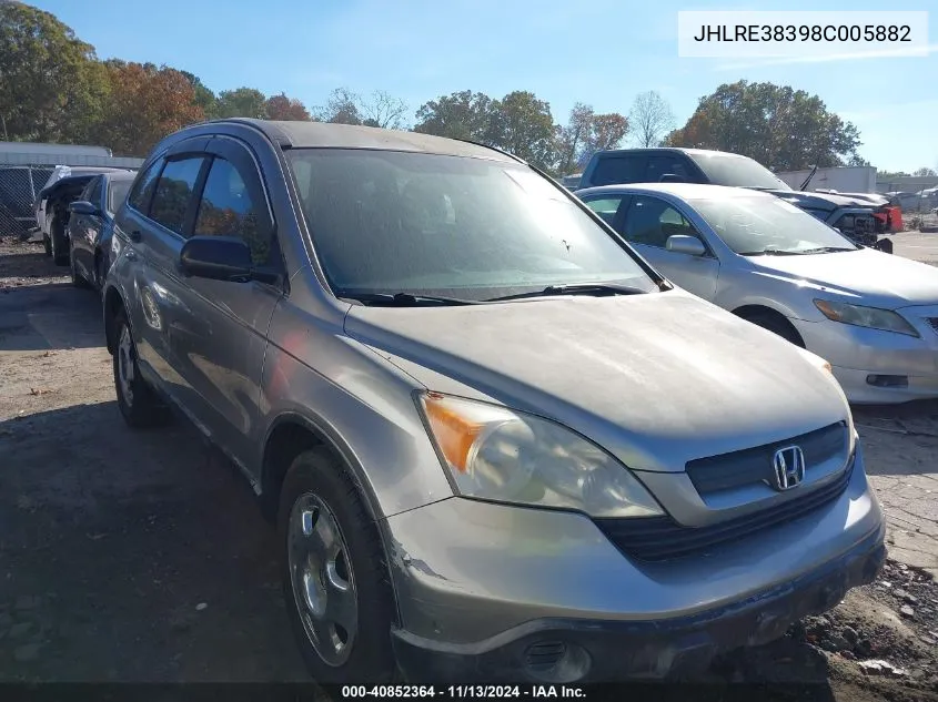 JHLRE38398C005882 2008 Honda Cr-V Lx