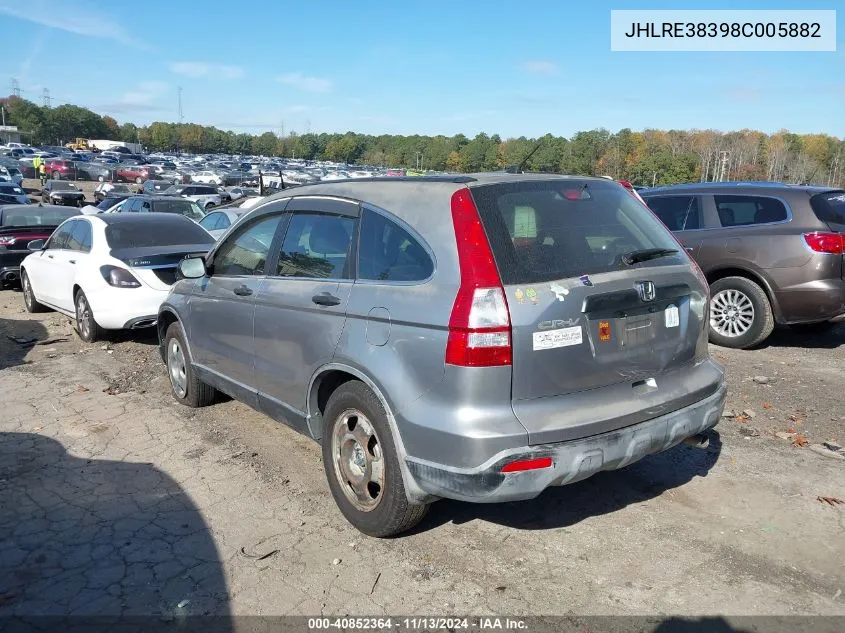 JHLRE38398C005882 2008 Honda Cr-V Lx