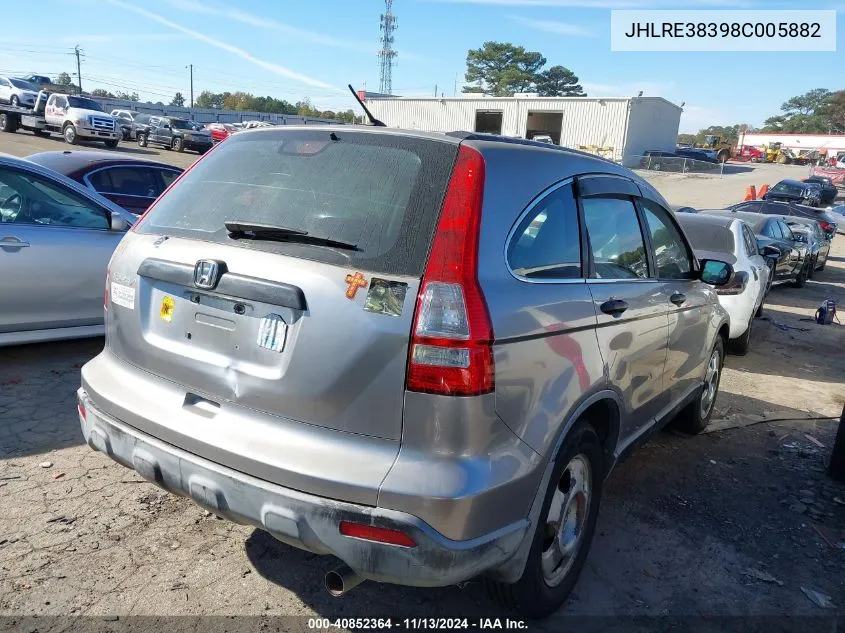 JHLRE38398C005882 2008 Honda Cr-V Lx