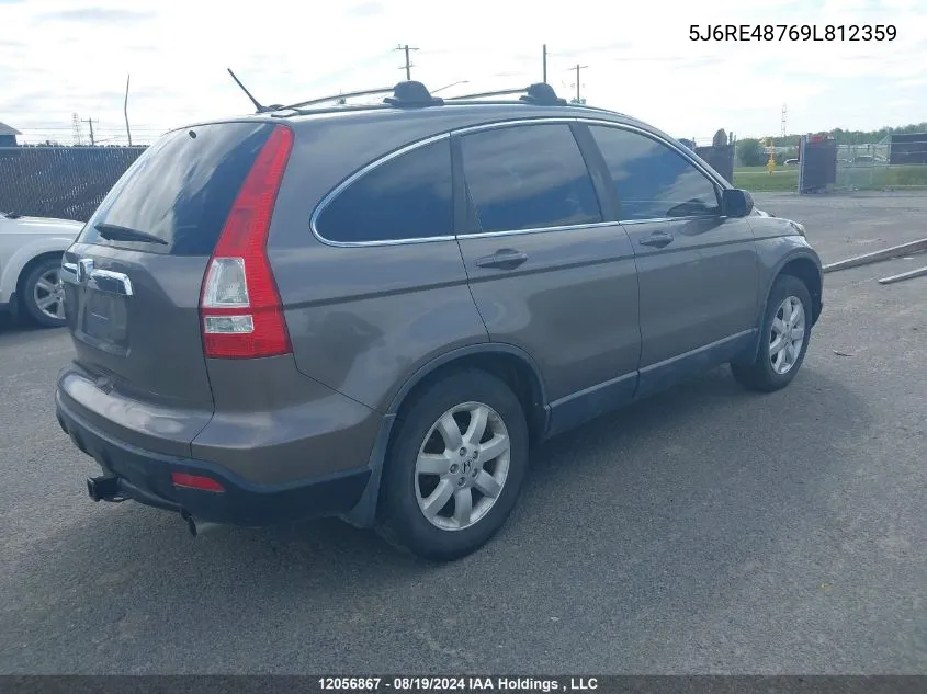 5J6RE48769L812359 2009 Honda Cr-V