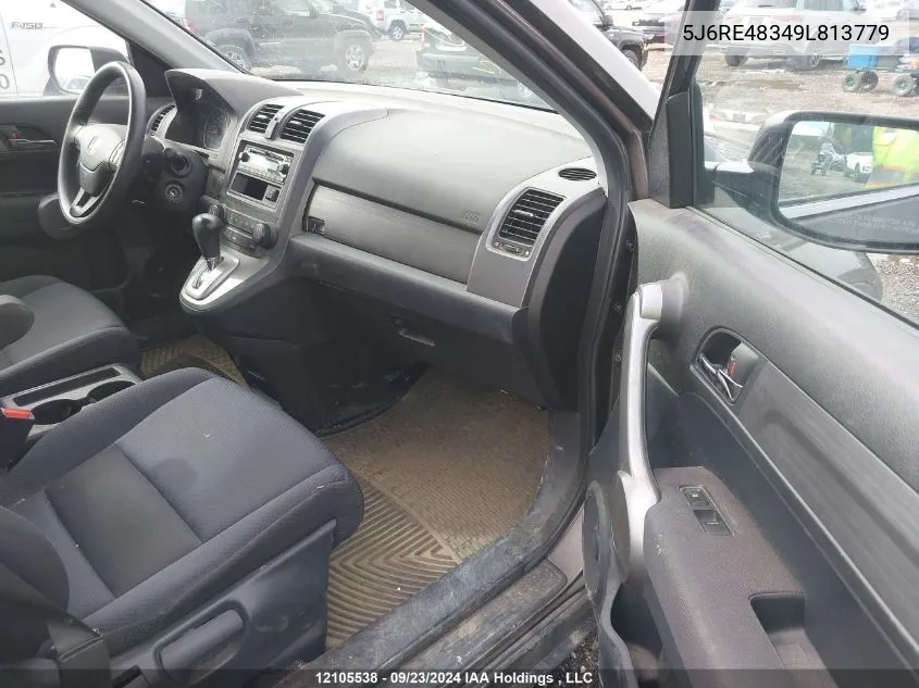 5J6RE48349L813779 2009 Honda Cr-V Lx