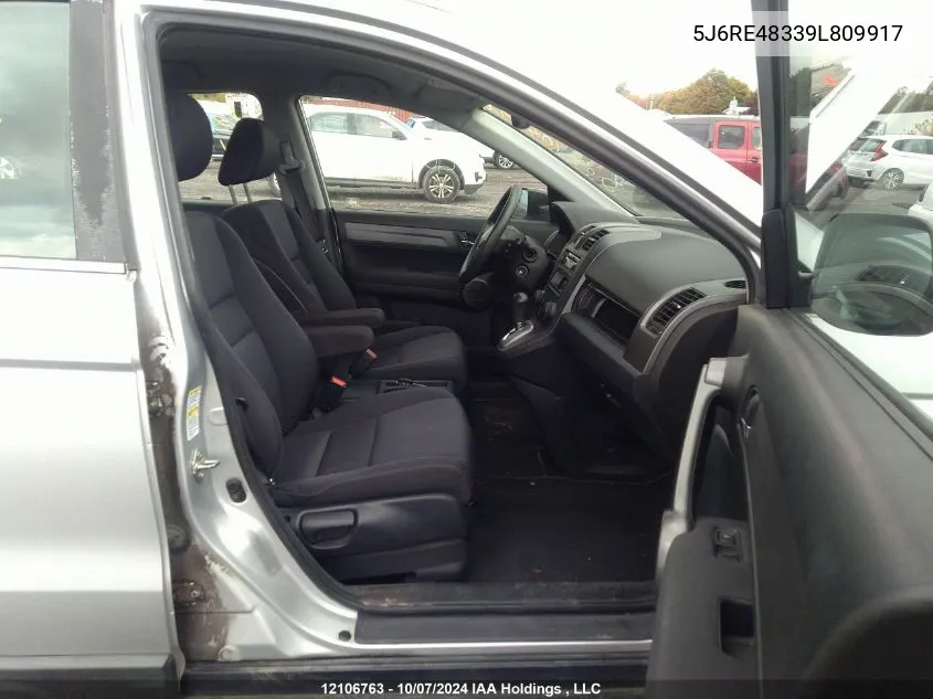 5J6RE48339L809917 2009 Honda Cr-V