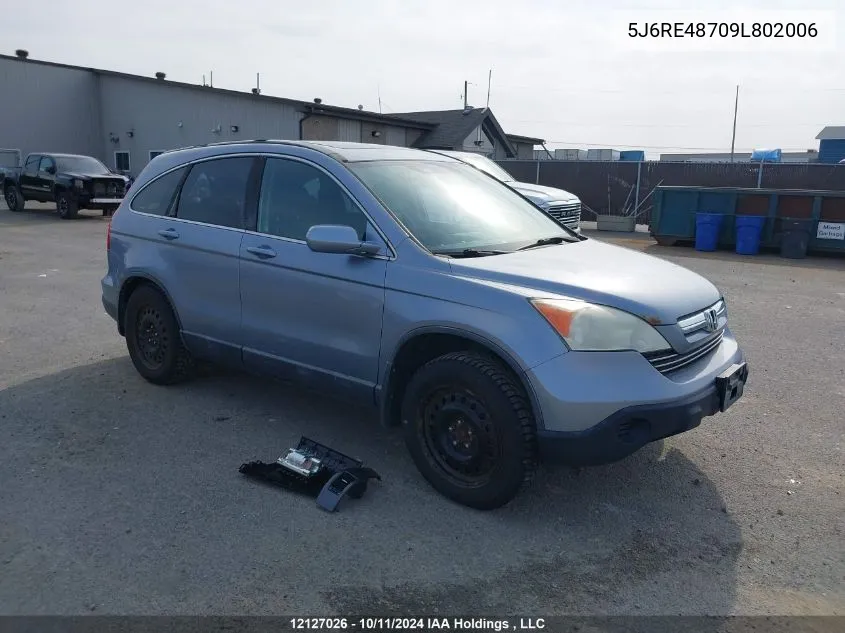 5J6RE48709L802006 2009 Honda Cr-V