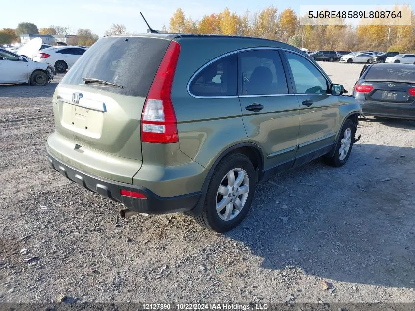 2009 Honda Cr-V VIN: 5J6RE48589L808764 Lot: 12127890