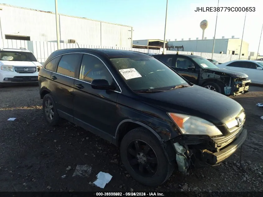 JHLRE38779C000653 2009 Honda Cr-V Ex-L