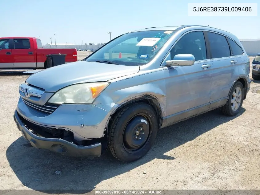 5J6RE38739L009406 2009 Honda Cr-V Ex-L