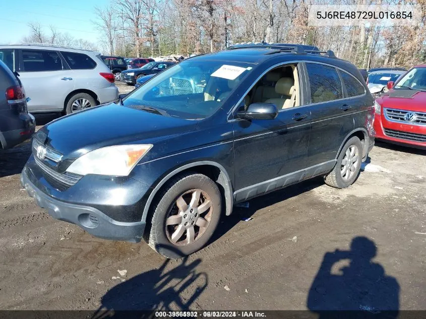 5J6RE48729L016854 2009 Honda Cr-V Ex-L