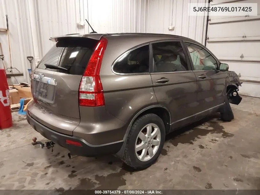 5J6RE48769L017425 2009 Honda Cr-V Ex-L